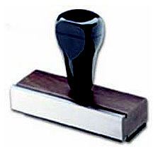R 8 Rubber Hand Stamp