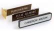 Signs & Nameplates with Wall Holders & Inserts Only